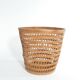 Mid-Century Modern Wicker Wastebasket