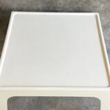 Square fiberglass dining table - space-age design 1960