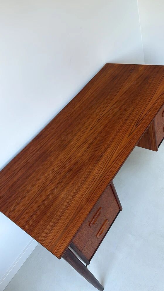 Vintage teak wooden desk