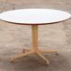 Table basse "La Fonda" de Charles Ray Eames avec base en métal, 1955