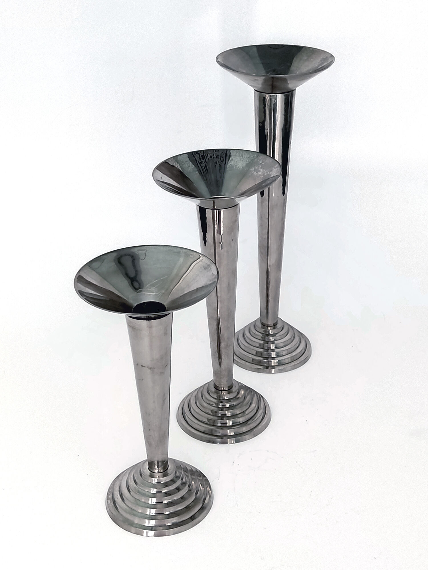 candlestick set Art Deco Bauhaus era