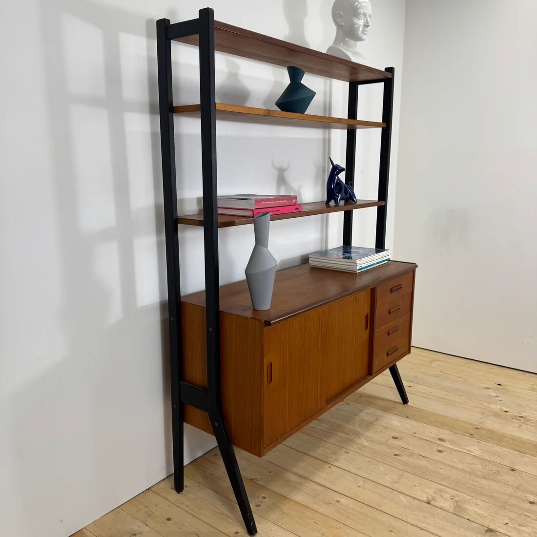 Danish teak library, 1960