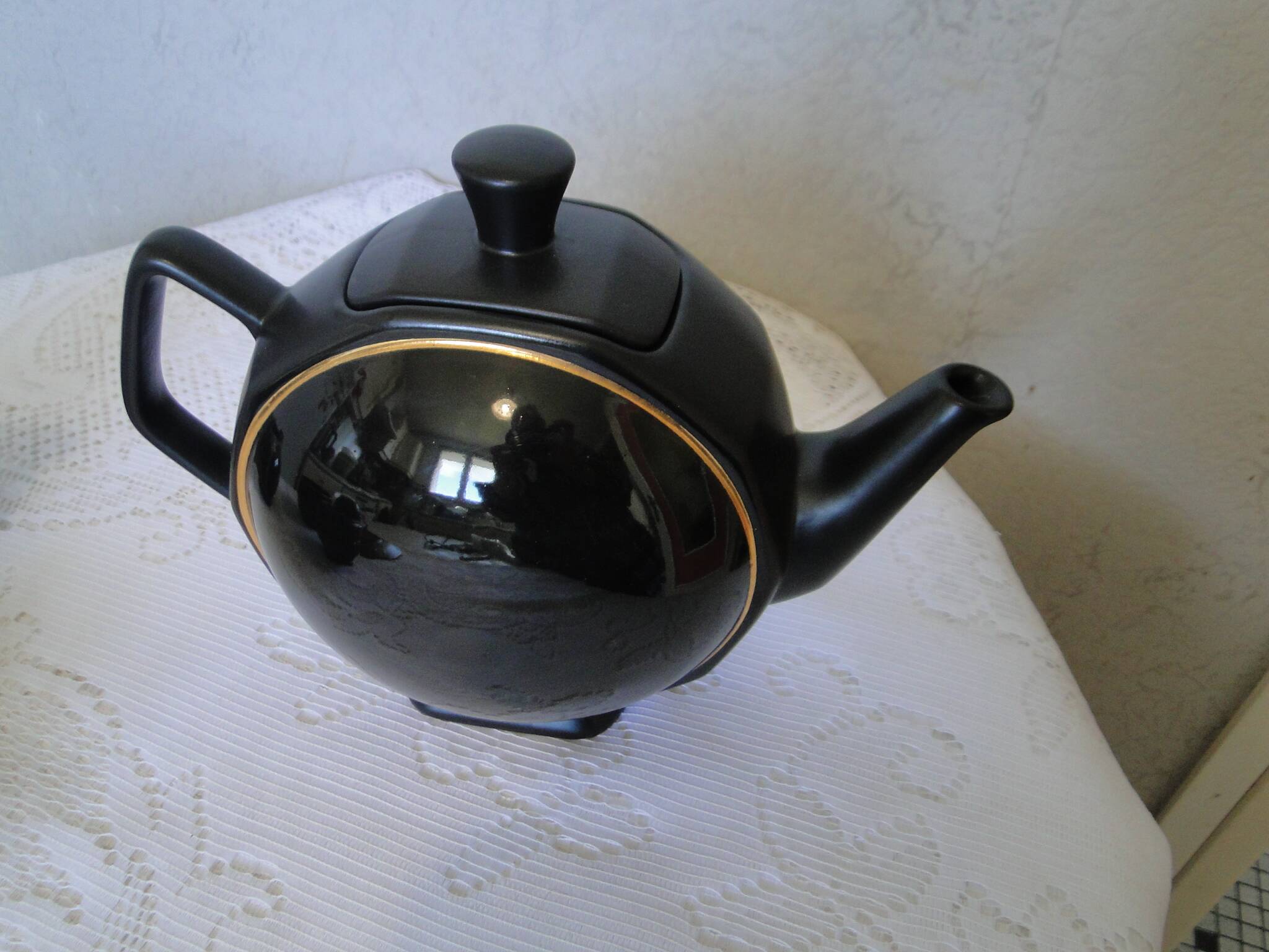 CERAMIC COFFEE OR TEA SERVICE 6 PIECES