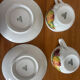 Tasses à déjeuner décor de fruits