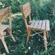 Paire de chaises de jardin enfant