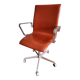 Oxford armchair by Fritz Hansen in walnut leather.