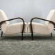 Pair of Kropáček & Kozelka Lounge Chairs for Interiér Praha, 1940s