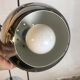 Ceiling chandelier eye ball 3 lights in vintage chrome aluminum 80's