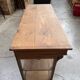Glass-fronted oak counter from the 19th century.