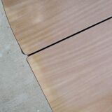 Oval table with formica flap