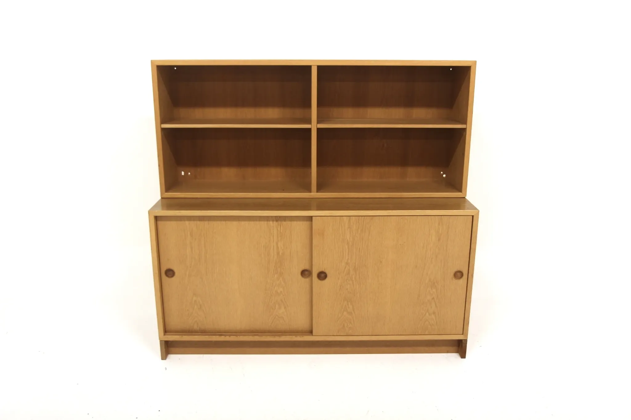 Scandinavian oak library "Öresund", Børge Mogensen, Sweden, 1960