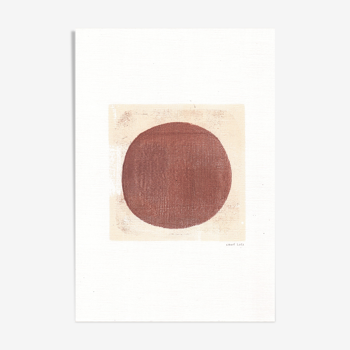 Peinture sur papier •Terracotta M580 • signée eawy