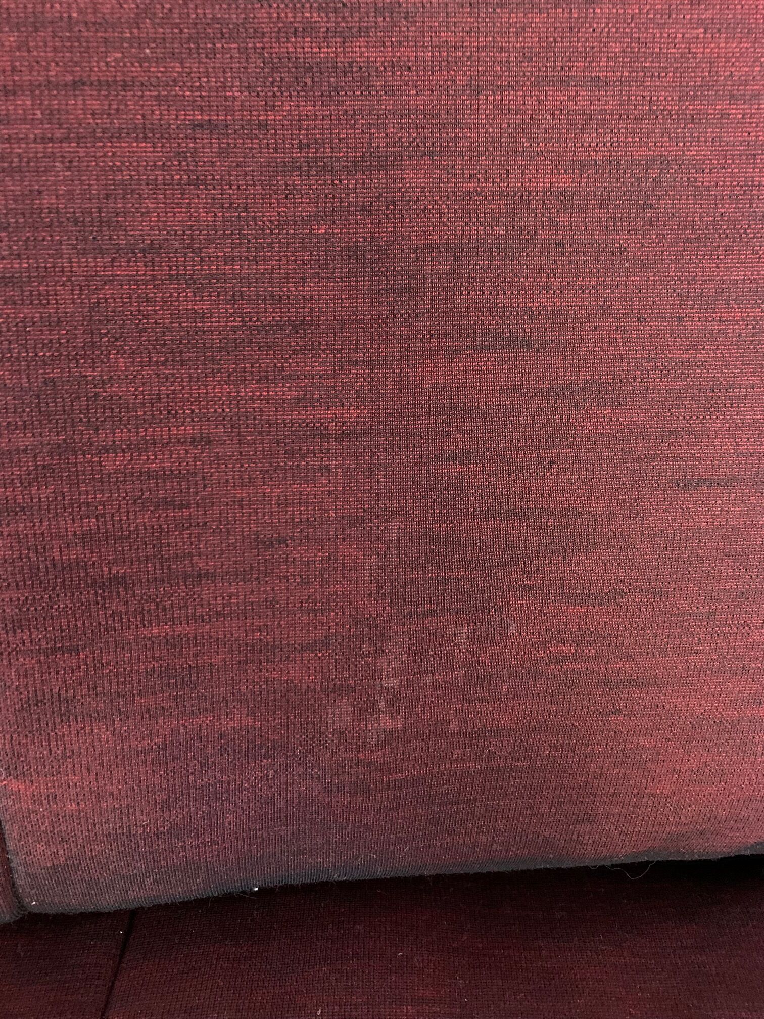 Plumy sofa by Annie Hiéronimus for Cinna , burgundy