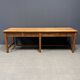 Grande table à draperie en bois antique