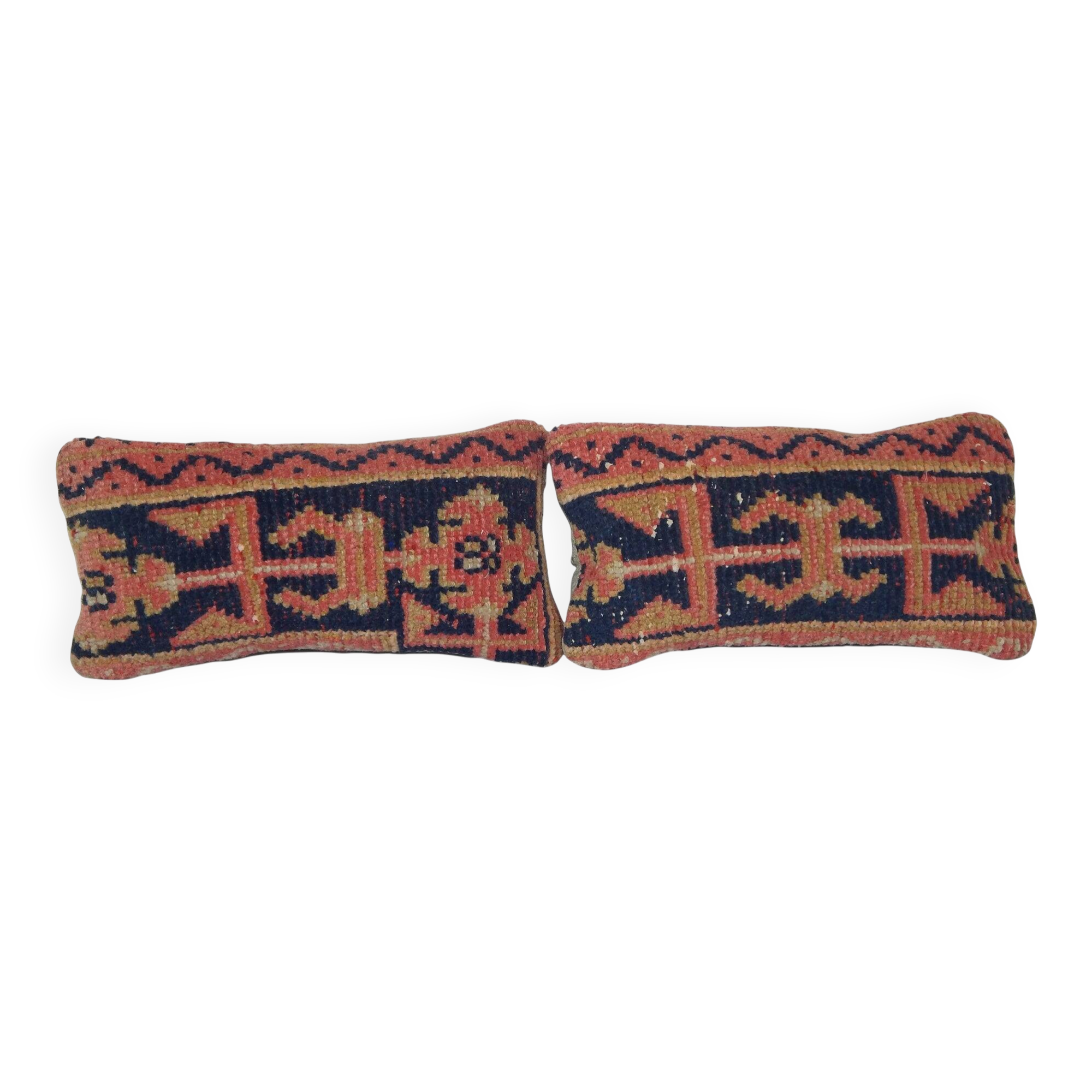Set of 2 vintage Turkish cushion covers 20x41 cm
