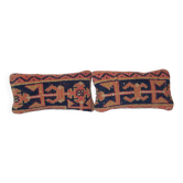Set of 2 vintage Turkish cushion covers 20x41 cm