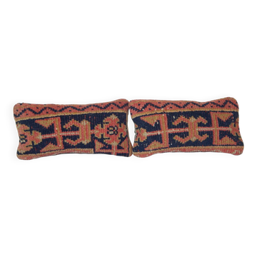 Set of 2 vintage Turkish cushion covers 20x41 cm