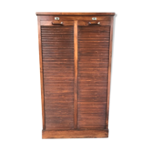Meuble classeur à rideaux de notaire en noyer