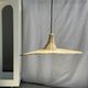 Small suspension, rattan luminaire in hat shape D:60cm