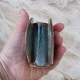 Vintage 1970s soliflore vase in flamed stoneware