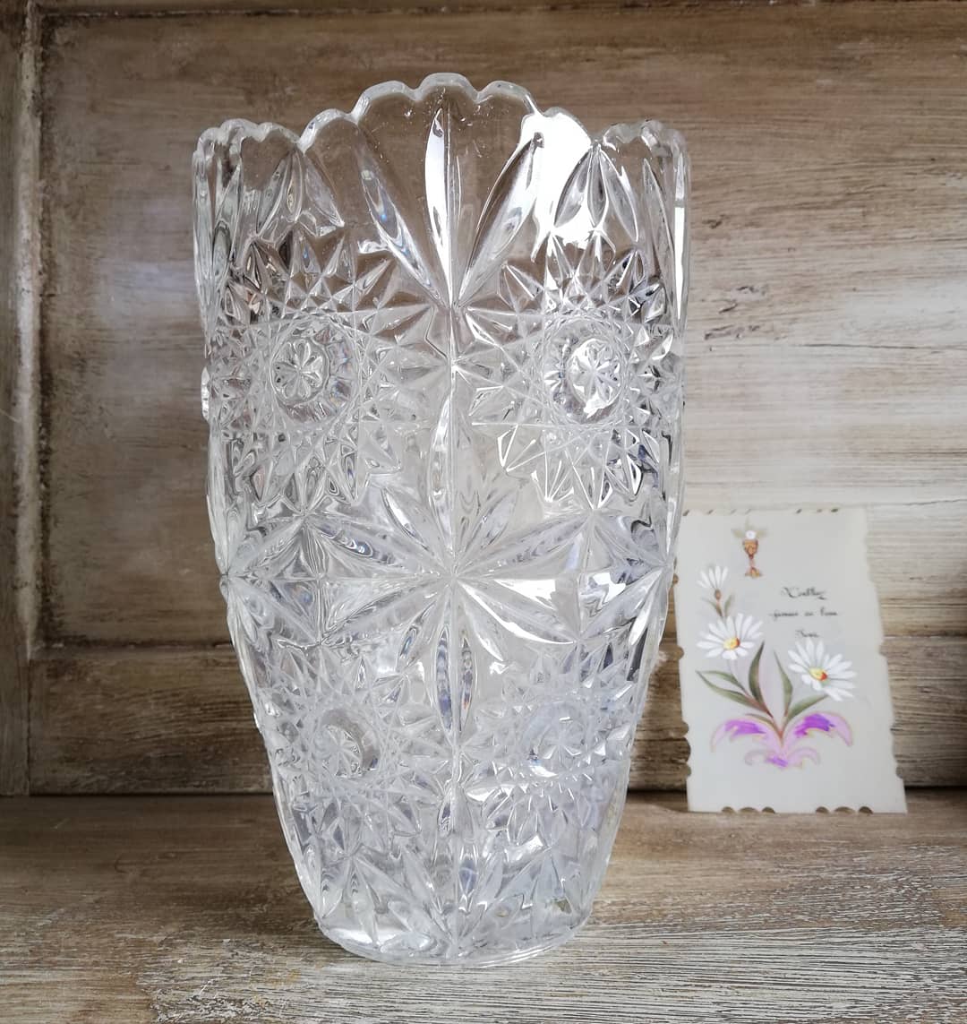 Vase en verre  vintage