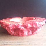 Red alabaster ashtray