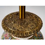 Very important Satsuma porcelain lamp