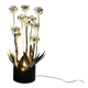 Sculptural floral lamp by Royal Copenhagen, Denmark, circa 1960.