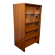 Vintage wooden shoe cabinet / drop-leaf cabinet