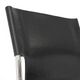 Pair of metal and leather chairs by Carlo Bartoli for T70, 1970s.