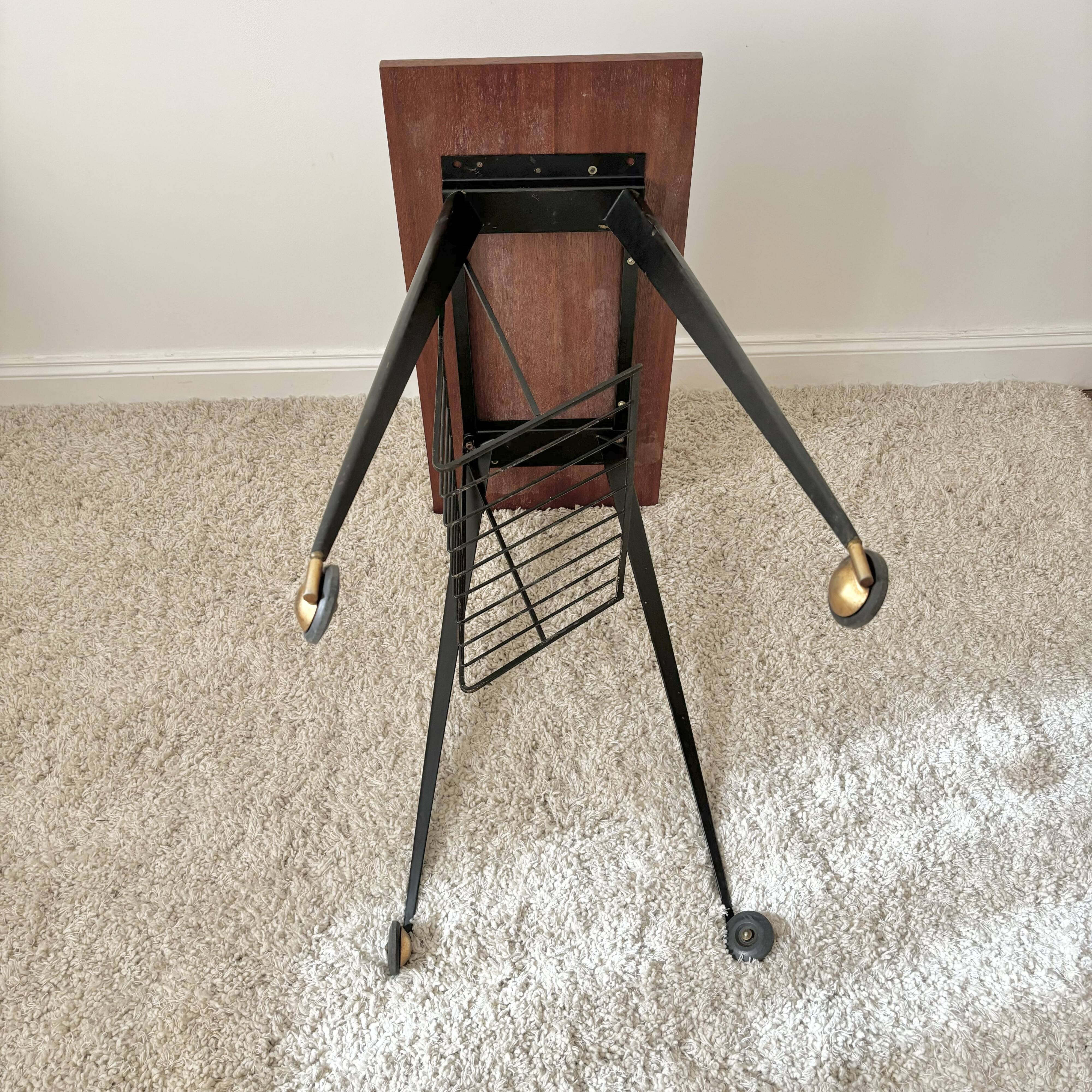Vintage Console & Rolling Table