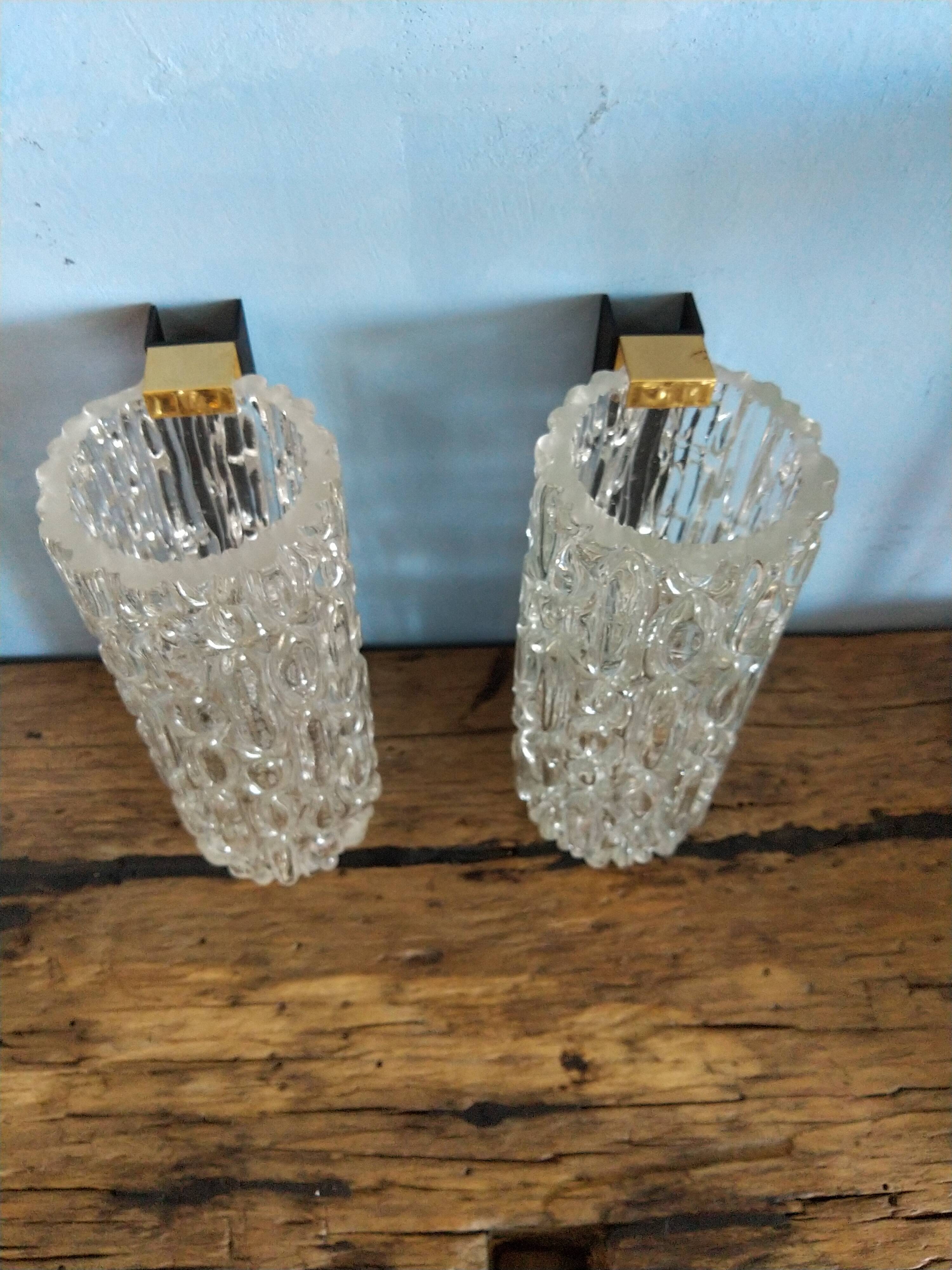 Pair of wall lamps 50s