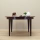 Table ronde en palissandre, design danois, années 1970, fabricant : Omann Jun