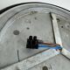 VINTAGE SPACE-AGE OPALINE CEILING LIGHT "WILA"