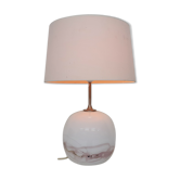 Lampe de table en verre Michale Bang « Sakura »pour Holmegaard, Danemark années 1980