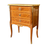 Dresser transition marquetry and bronze style Louis XV