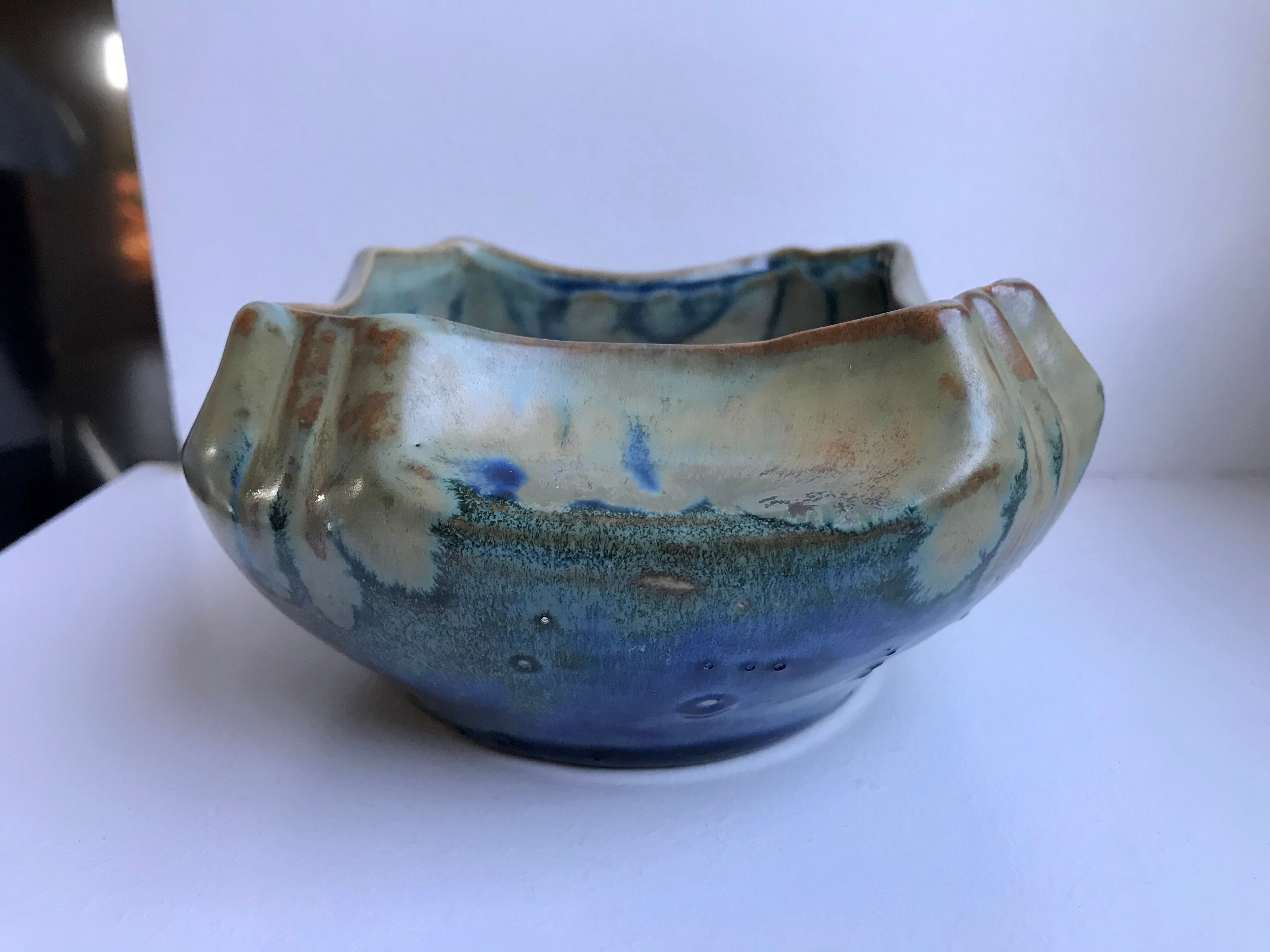 Ceramic tray, ashtray 70s