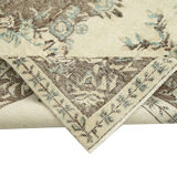 Anatolian Handwoven One-of-a-Kind 1980s Beige Rug 182 cm x 290 cm