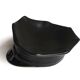 Black ceramic vide poche by Jean Claude Peiré, 1980s.
