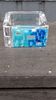 Crystal and glass paste ashtray Daum design from the 80s
