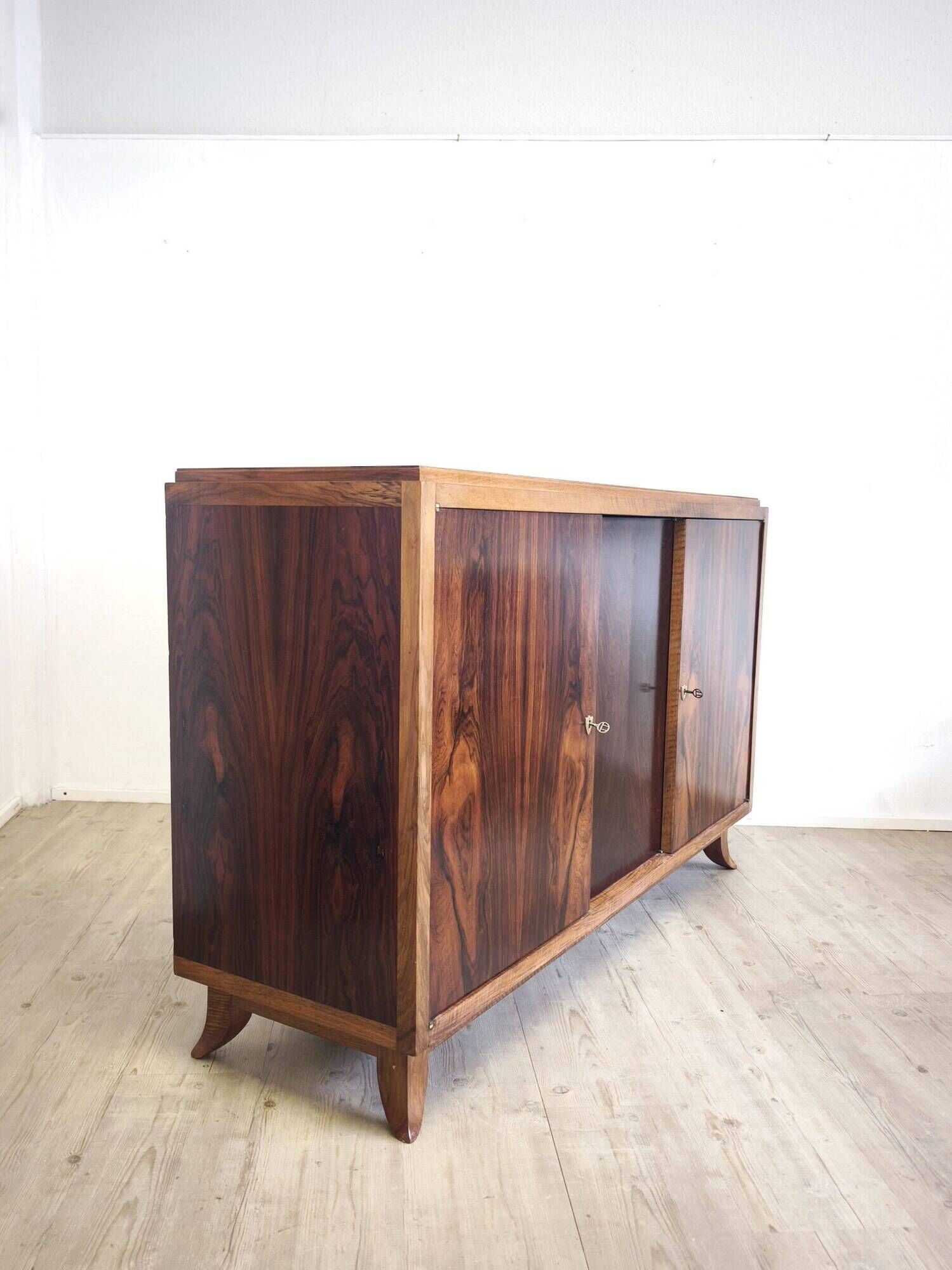 Art Deco high sideboard/commode, 1920s, rosewood