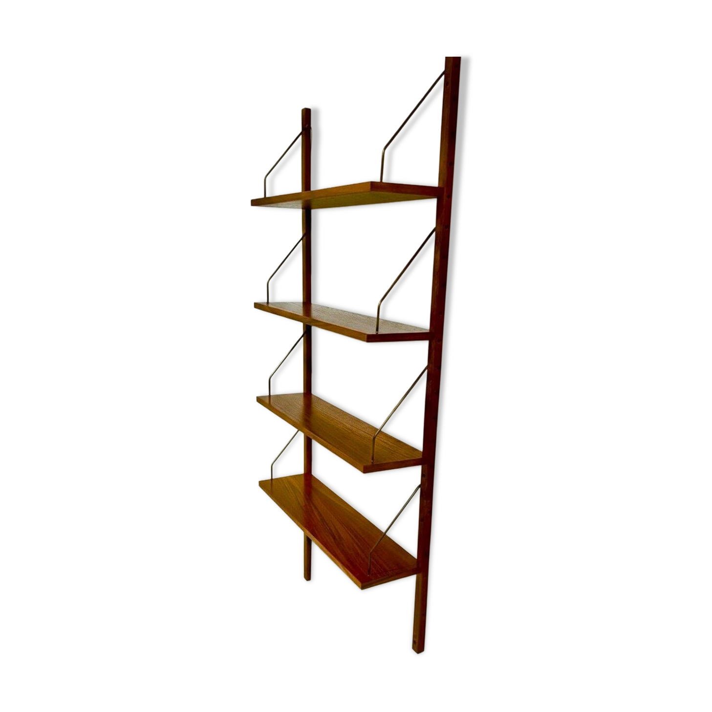 Vintage Modular Teak Wall Shelf System - Romain B.