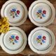 6 Sarreguemines plates