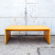 Bureau amovible en frêne et aluminium Italie années 60