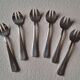 6 Art Deco oyster forks by Jean François Guillaumot