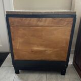 Black Art Deco bedside table