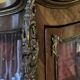 Display cabinet in Louis XV style from the late 19th century in painted wood.