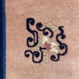 Handmade chinese vintage carpet 123x186 cm