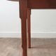 vintage oval dining table made of solid wood