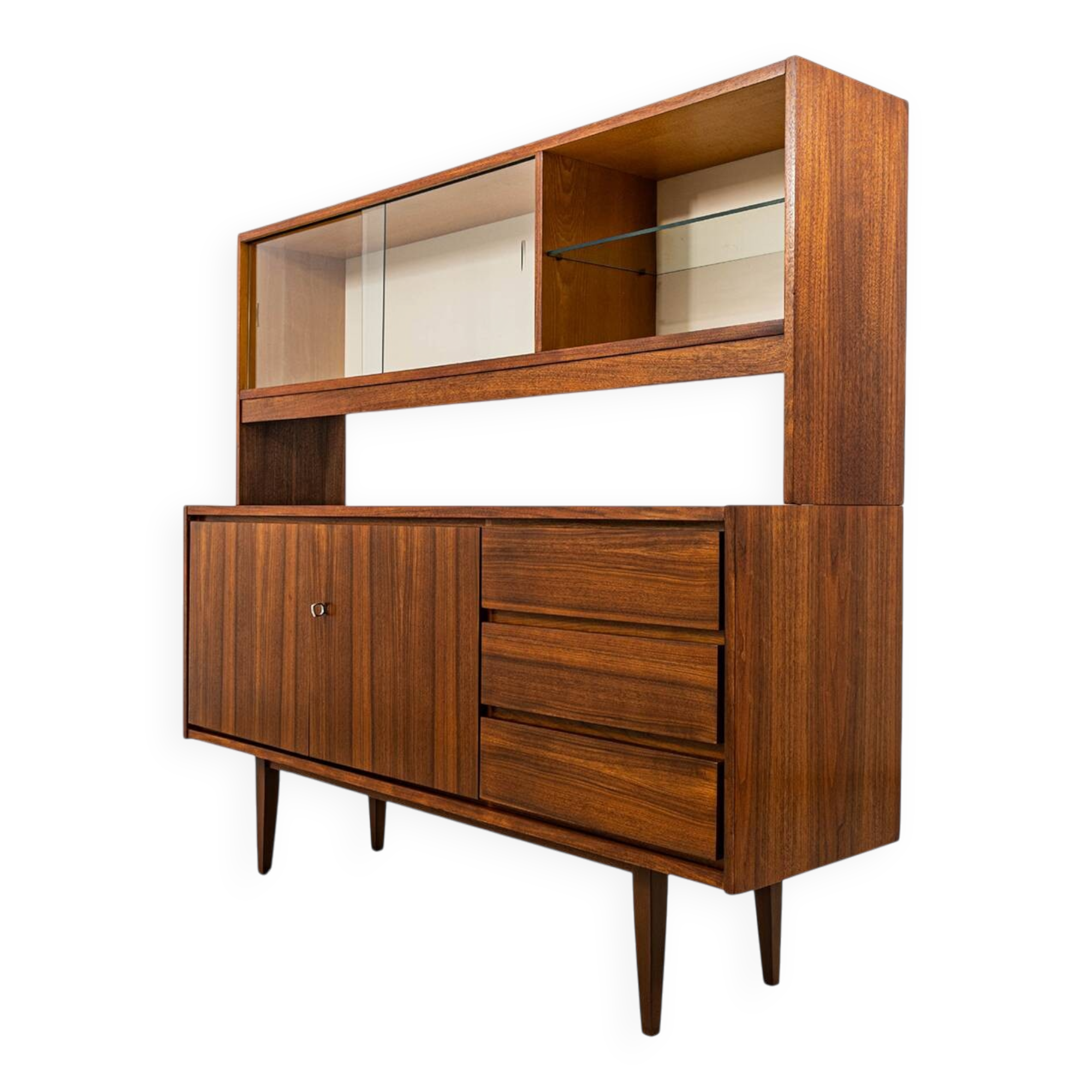 Buffet avec vitrine, Type 1509, Fabriques de Meubles de Swarzędz